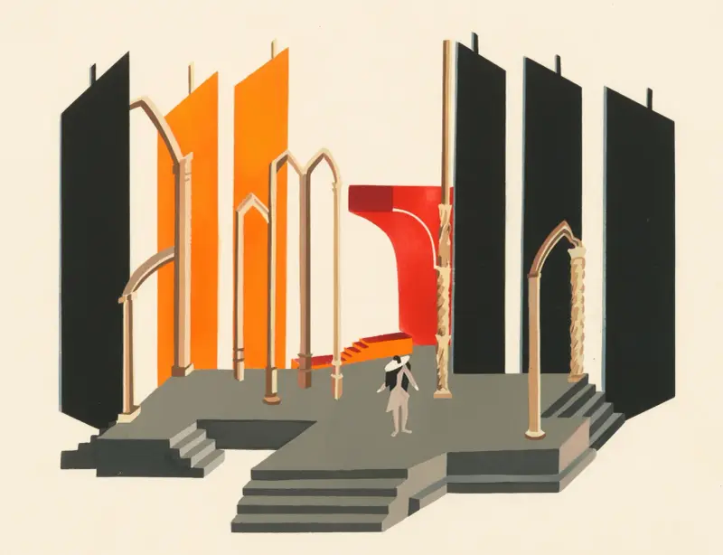 Maquettes de Théatre 2 av Alexandra Exter