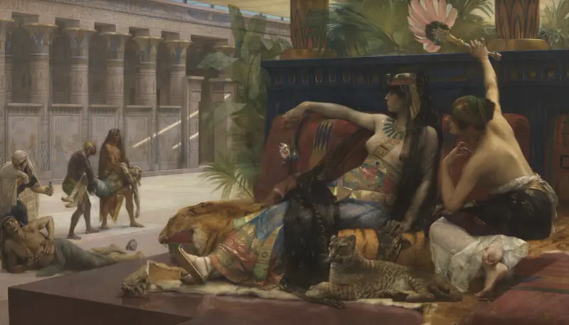 Cleopatra testing poisons on condemned prisoners av Alexandre Cabanel
