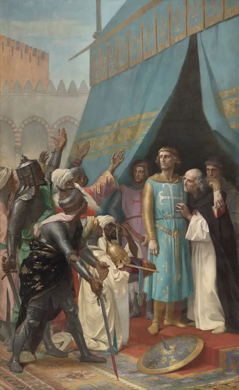 Saint Louis prisonnier en Palestine av Alexandre Cabanel