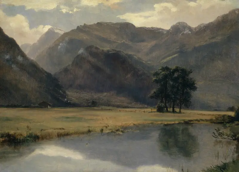 Landscape in the Canton of Uri av Alexandre Calame