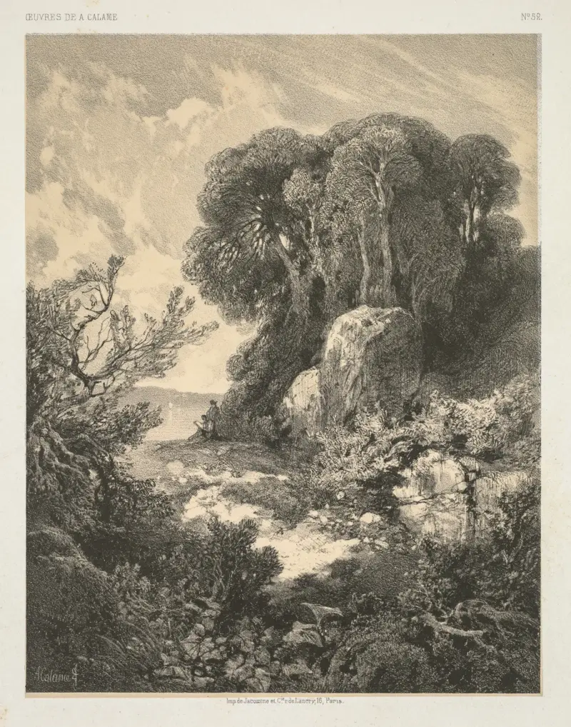 Oeuvres de A. Calame; No. 52 av Alexandre Calame