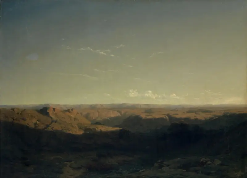 Südliche Berglandschaft von Alexandre Calame