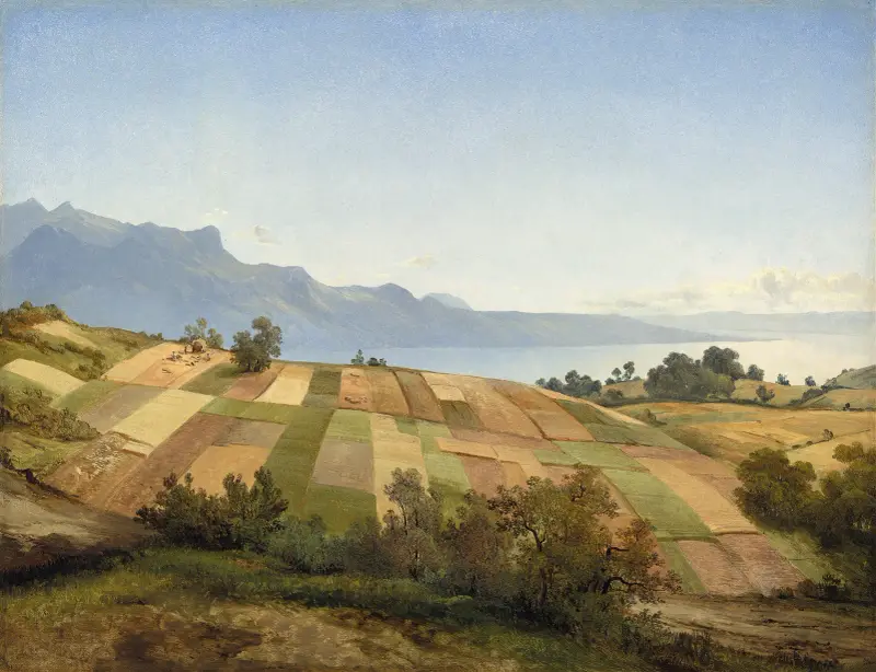 Krajobraz szwajcarski, Alexandre Calame
