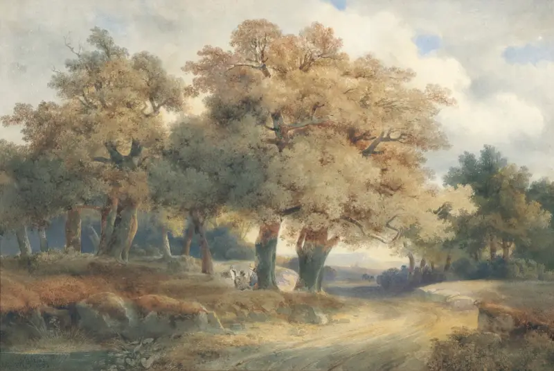 Stromy, cesty a postavy, Alexandre Calame