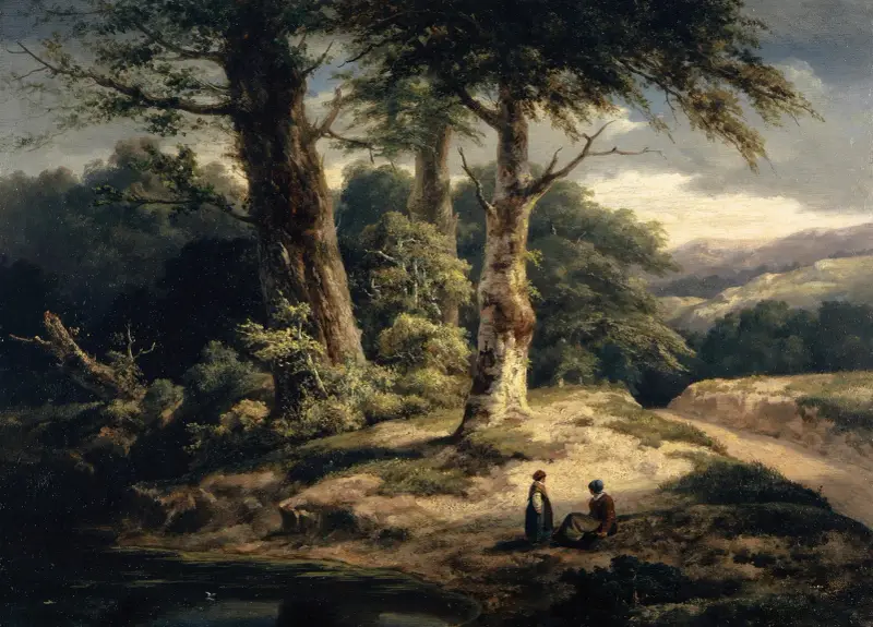 Waldlandschaft von Alexandre Calame