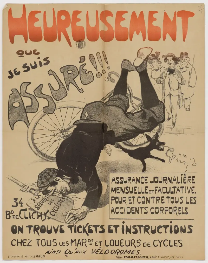 Heureusement que je suis assuré !!! av Jules-Alexandre Grün
