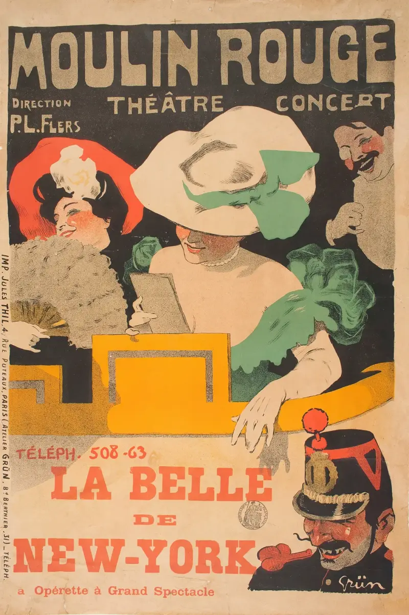 La Belle De New-York, 1895 – nr 2 av Jules-Alexandre Grün