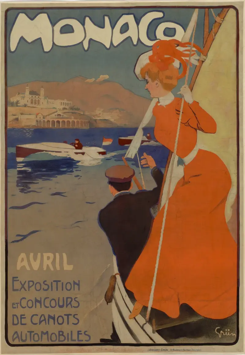 Monaco Exposition et concours de canots automobiles – nr 1 av Jules-Alexandre Grün