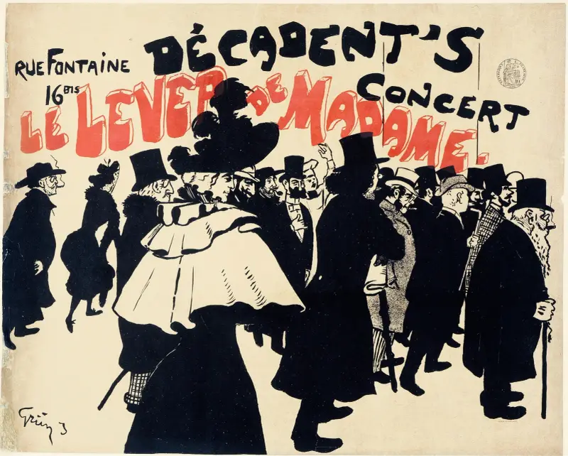 Rue Fontaine,16 Bis,Decadent’s Concert Le Lever De Madame av Jules-Alexandre Grün