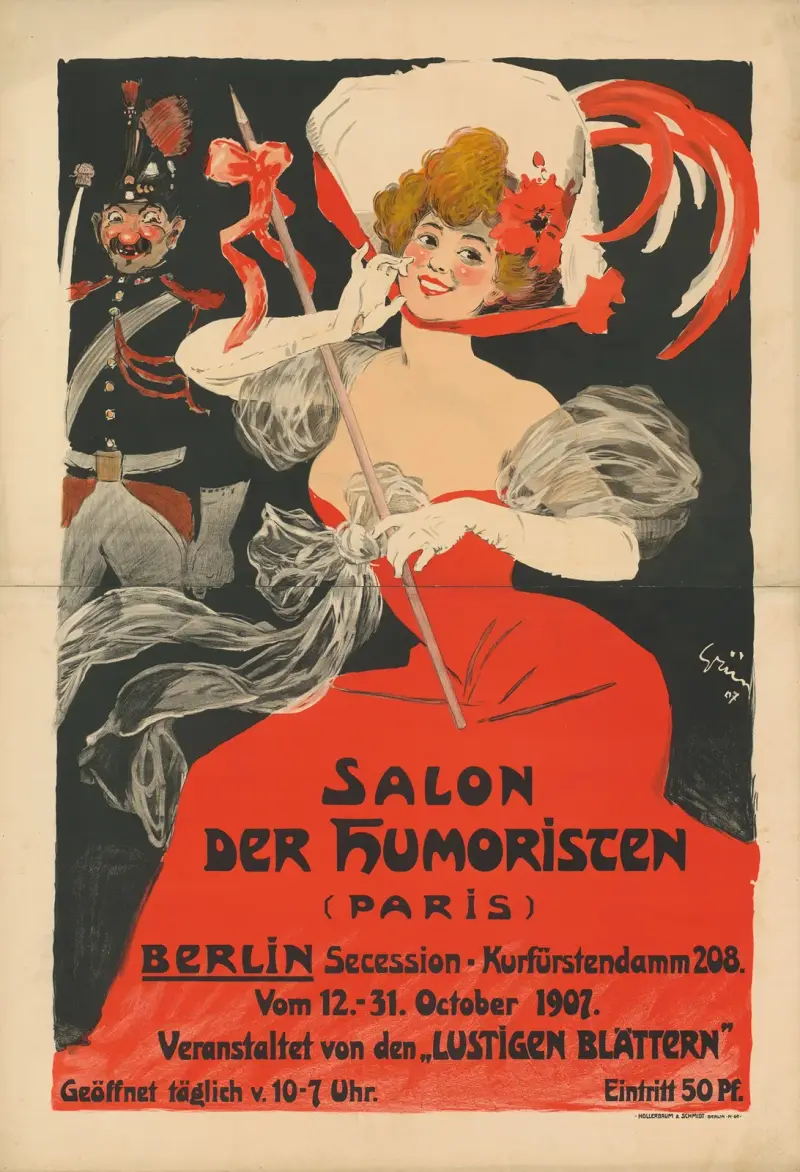 Salon der Humoristen (Paris). Berlin Secession av Jules-Alexandre Grün