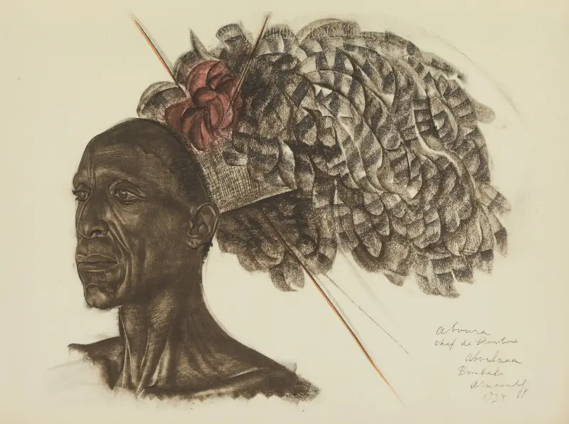 Aboura, Häuptling Ababoua (Bambili) von Alexandre Jacovleff