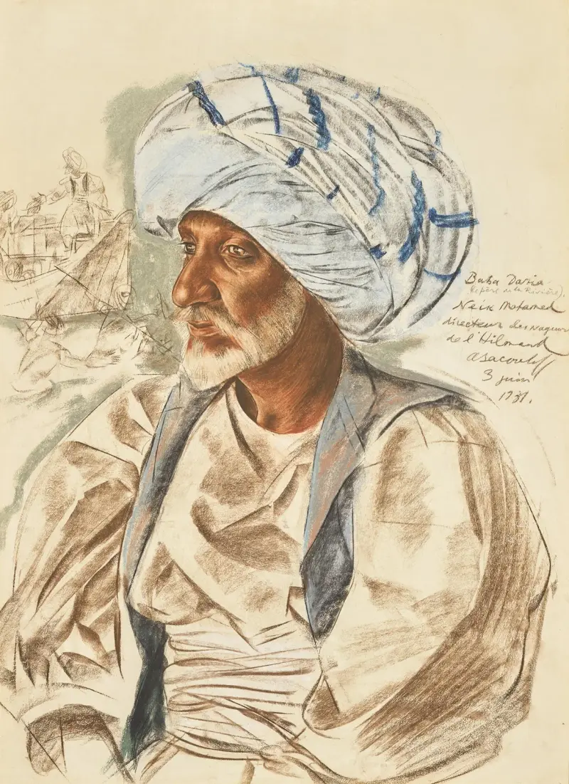 Baba Daria (Le père de la rivière) av Alexandre Jacovleff