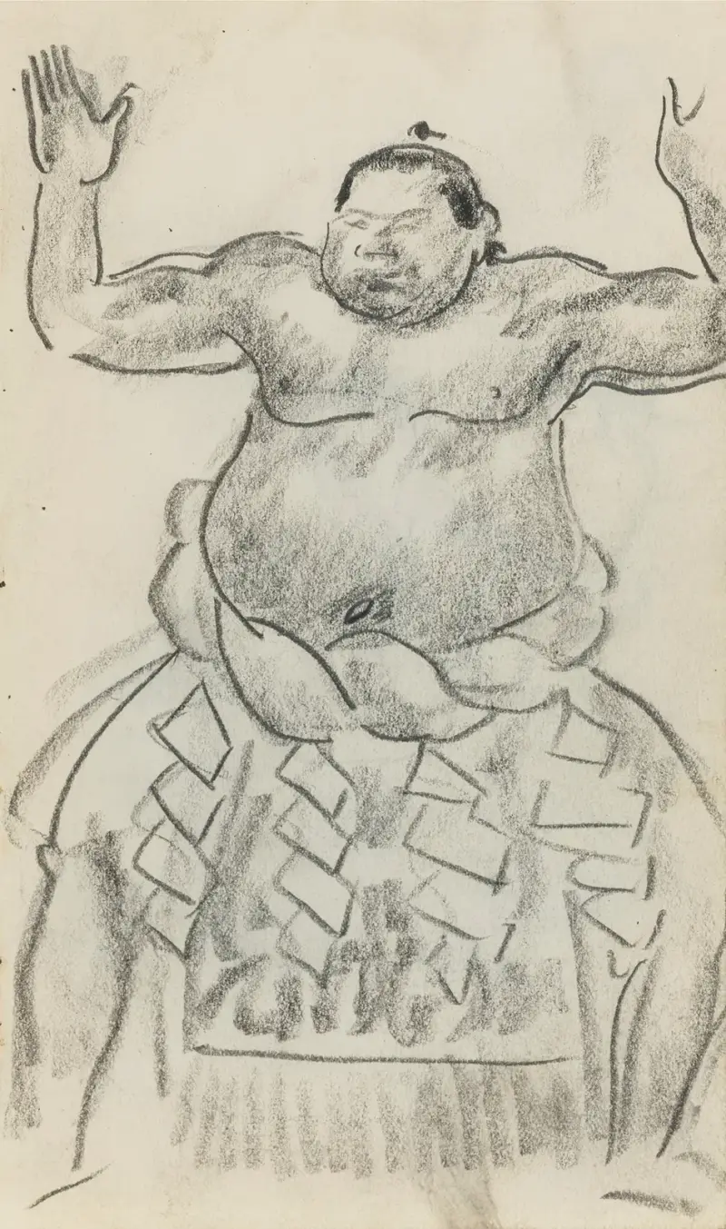 Japansk figur av Alexandre Jacovleff