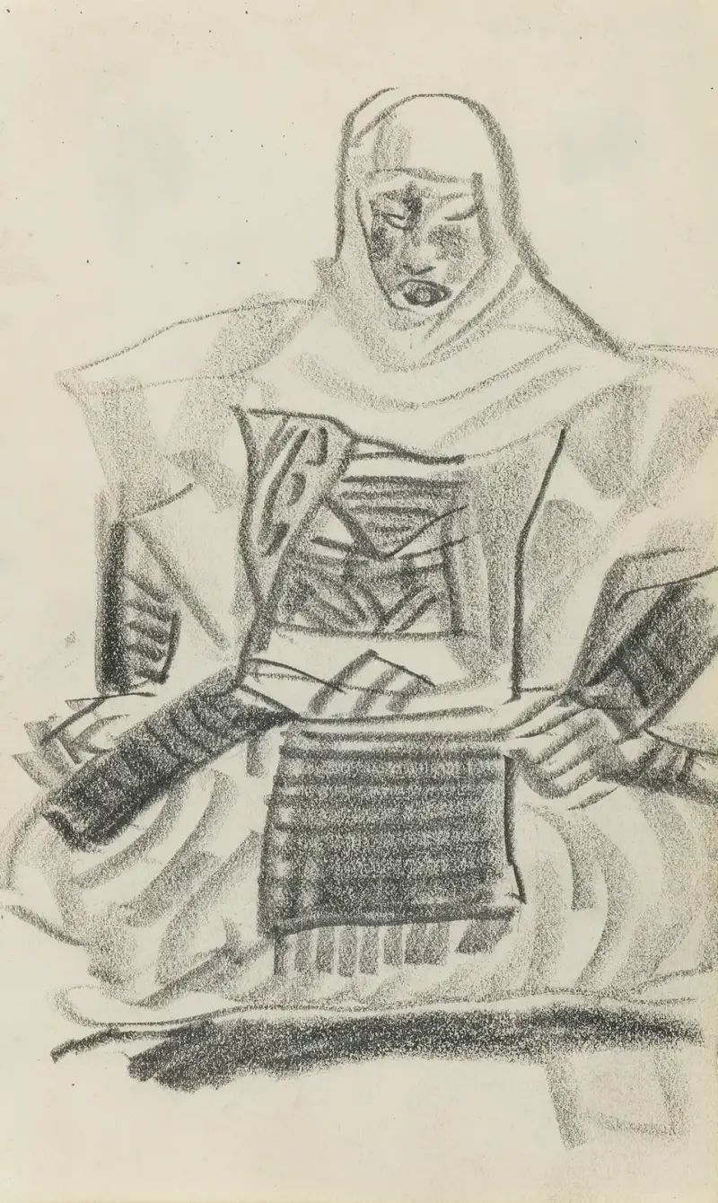 Japansk figur av Alexandre Jacovleff