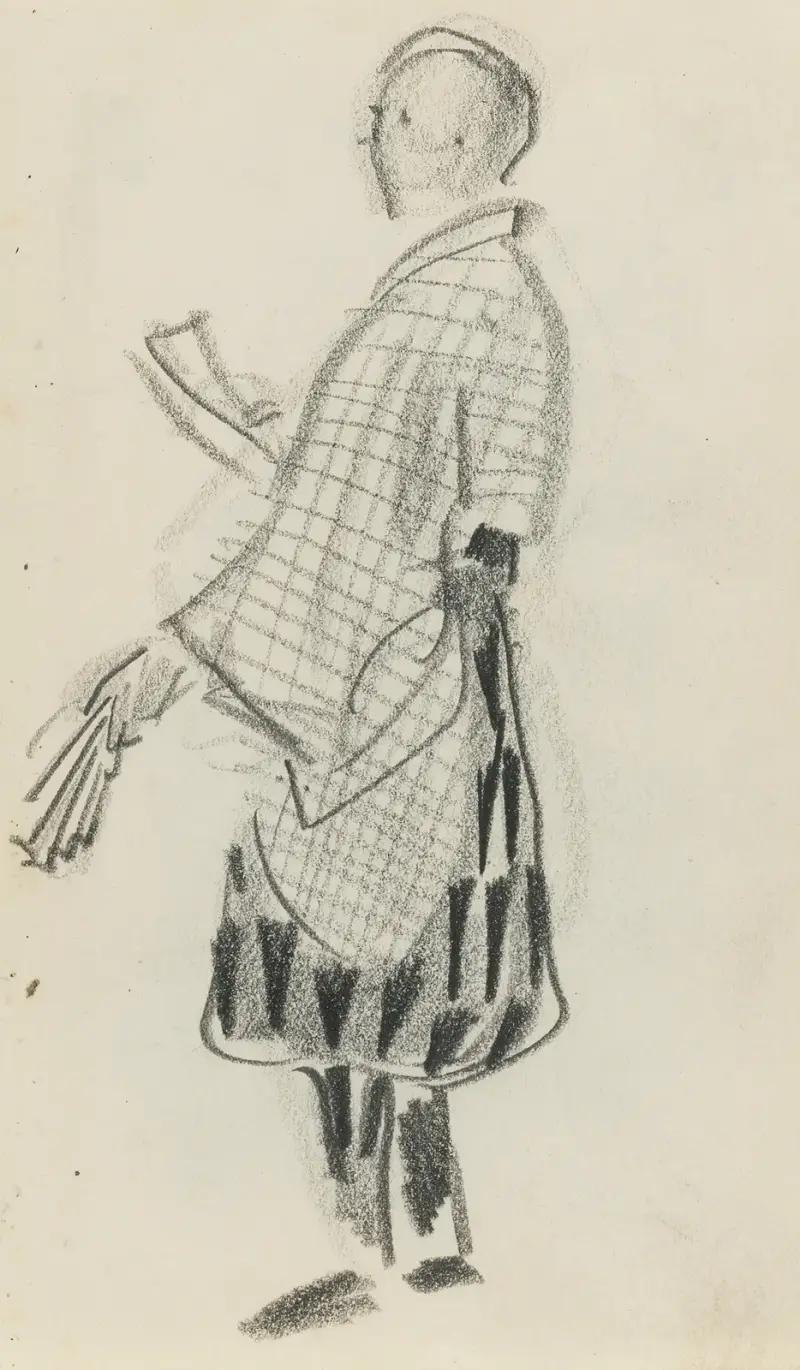 Japansk figur av Alexandre Jacovleff