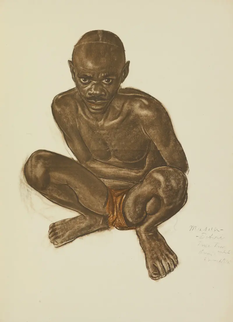 Masua, Tike-Tik (Arebi) av Alexandre Jacovleff