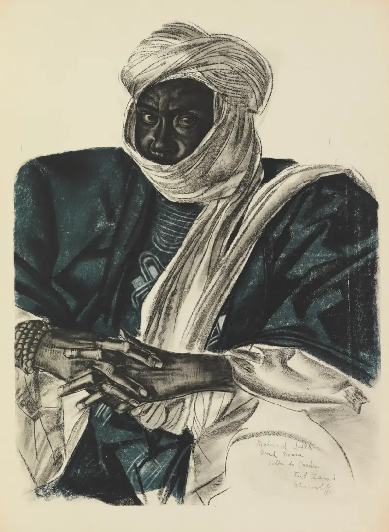 Mohamed Salek, dit Doud Moura, Sultan du Ouadai av Alexandre Jacovleff