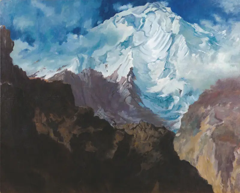 Mount Rakaposhi av Alexandre Jacovleff