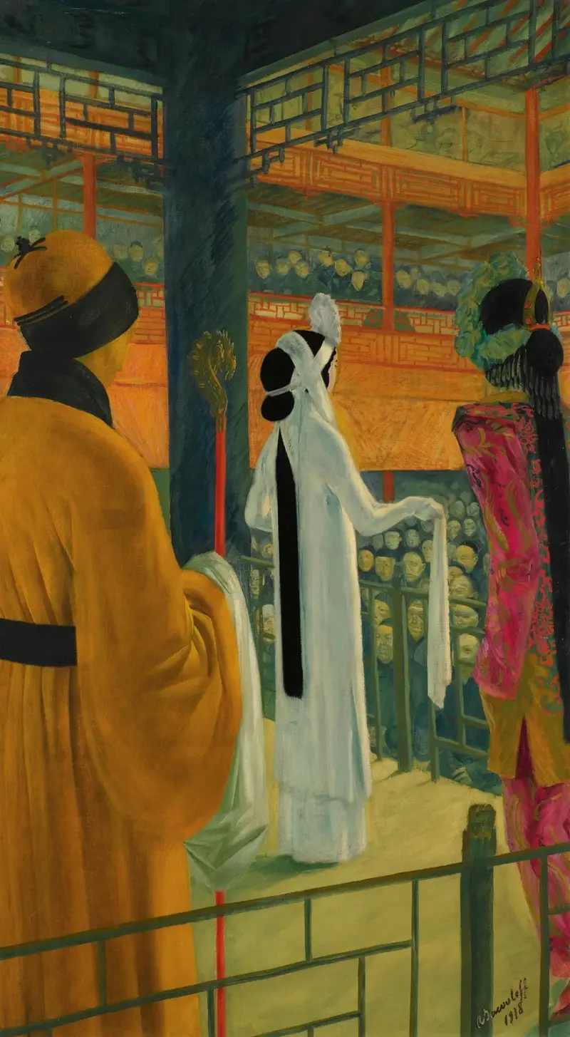 Peking-Oper von Alexandre Jacovleff