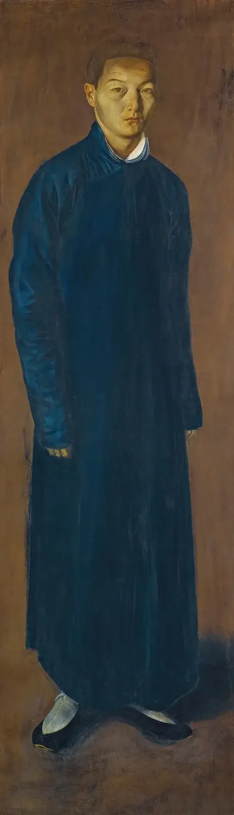 Porträtt av en kinesisk munk av Alexandre Jacovleff