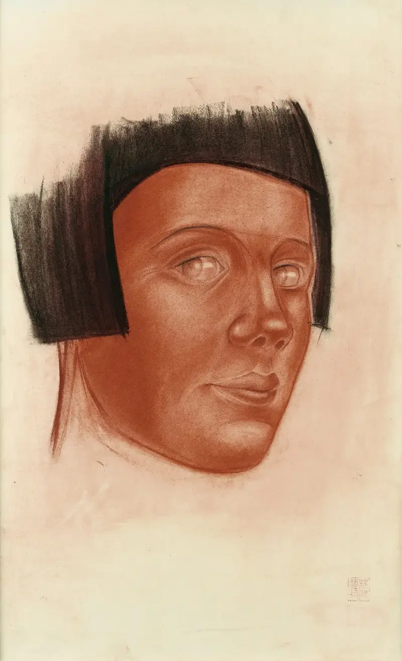 Porträt einer Frau von Alexandre Jacovleff