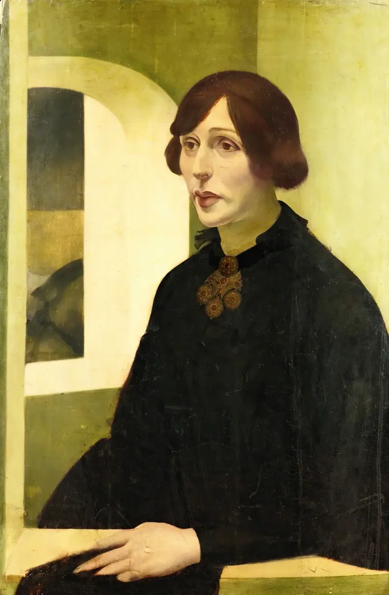 Porträtt av Irene von Radlov av Alexandre Jacovleff