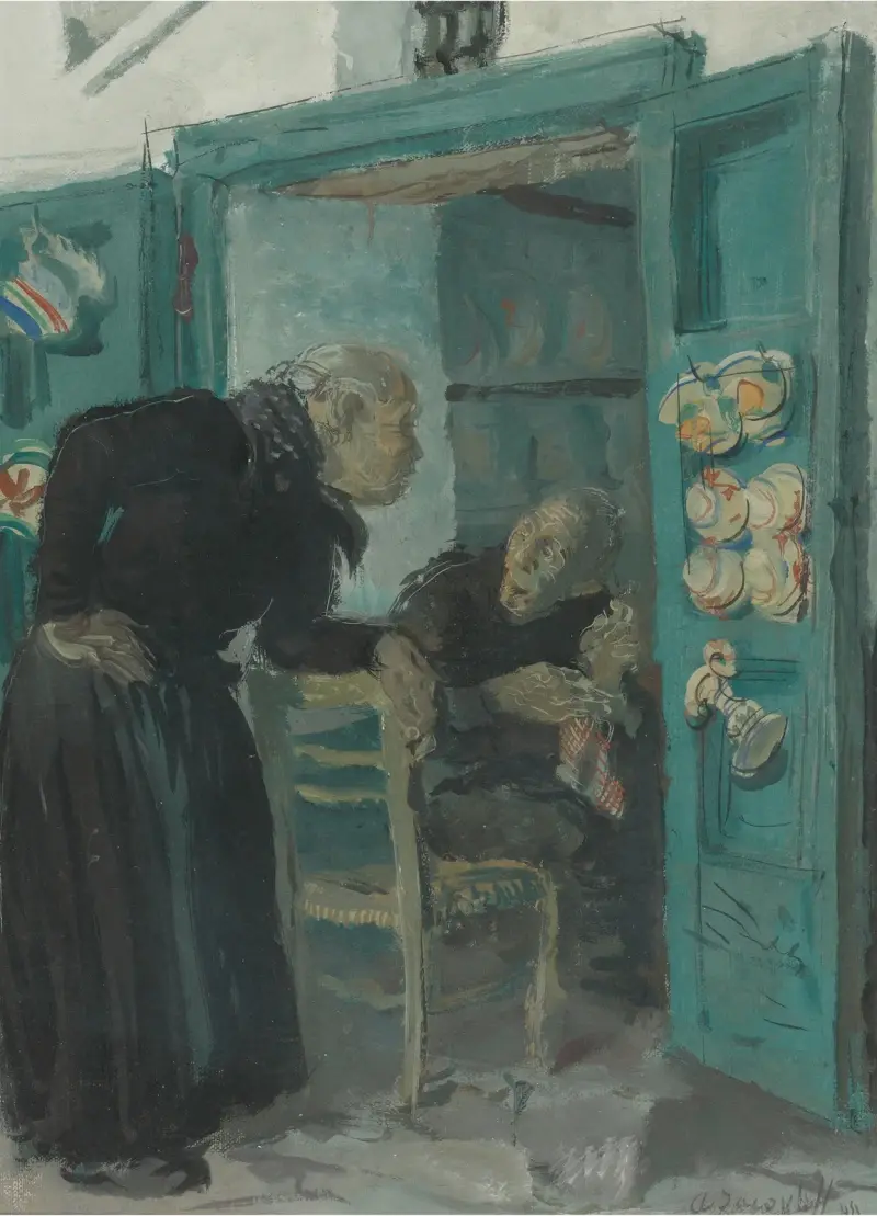The Conversation, Capri av Alexandre Jacovleff