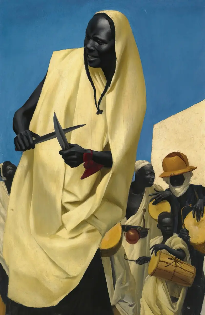 Kuli-Kuta-dansen, Niamey av Alexandre Jacovleff