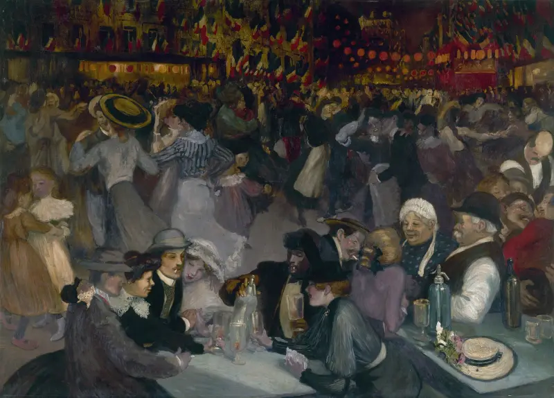 14. Juli von Théophile Alexandre Steinlen