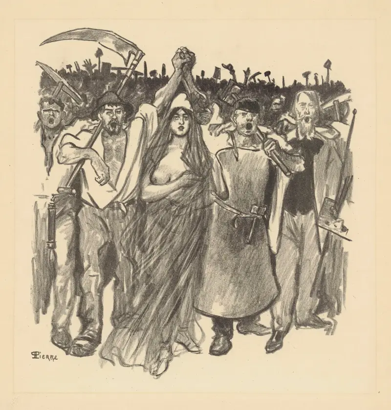 18 mars av Théophile Alexandre Steinlen