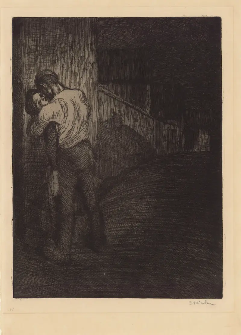Bygdens älskande av Théophile Alexandre Steinlen