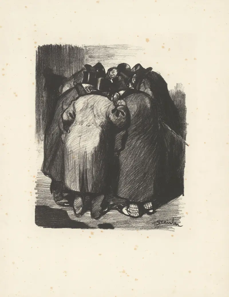 Association de malfaiteurs av Théophile Alexandre Steinlen