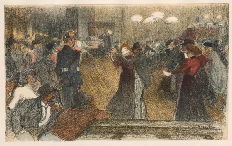 Bal de Barrière, Théophile Alexandre Steinlen