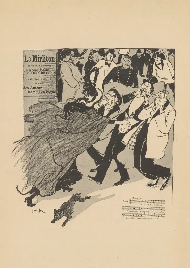 Ballade du Vitriolé av Théophile Alexandre Steinlen