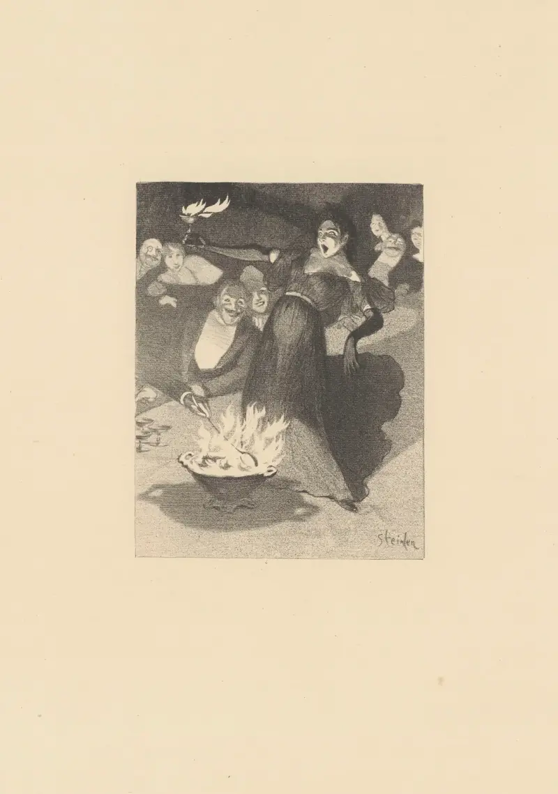 Chanson à boire av Théophile Alexandre Steinlen