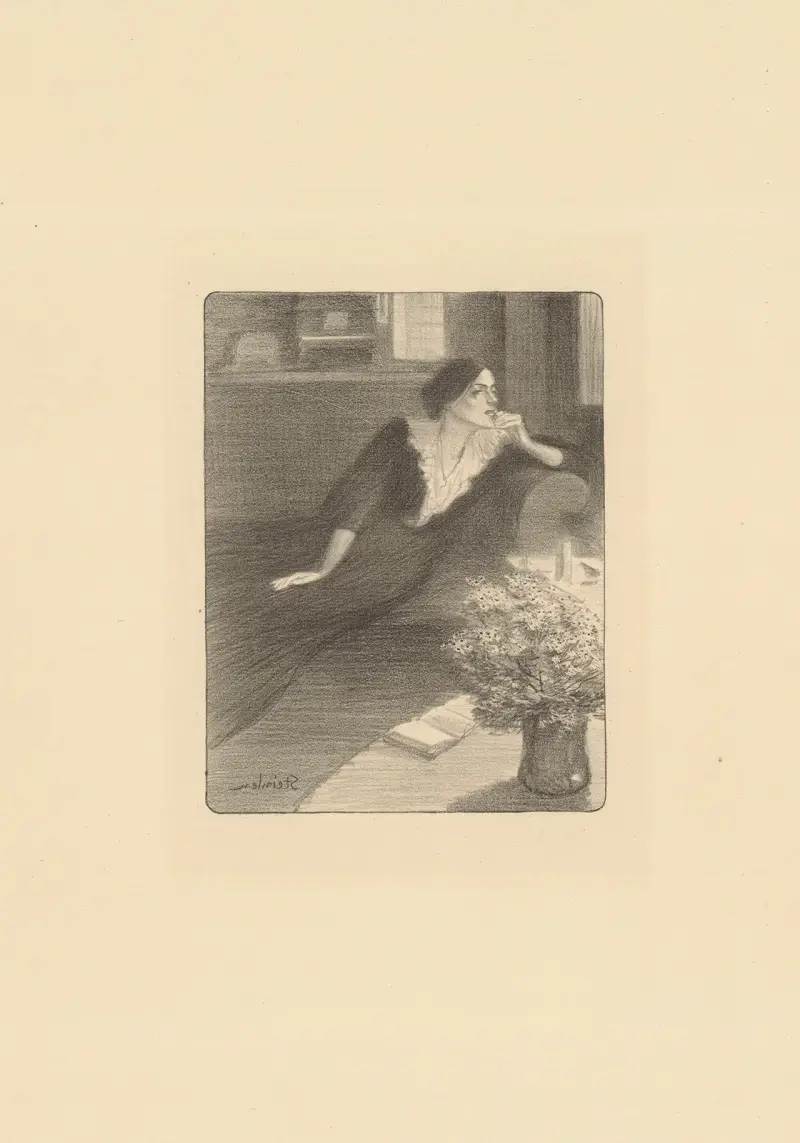 Skymningssång av Théophile Alexandre Steinlen