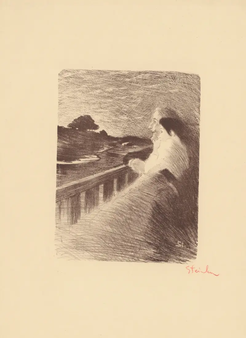 Skymningssång av Théophile Alexandre Steinlen