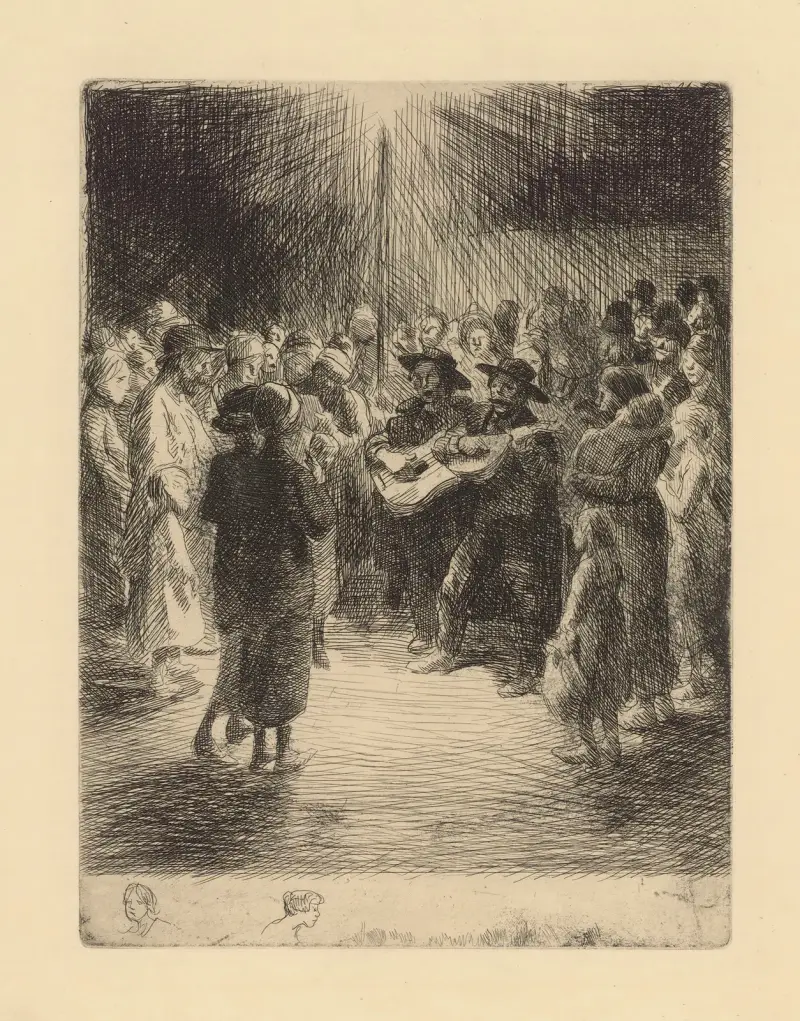 Chanson du soir von Théophile Alexandre Steinlen