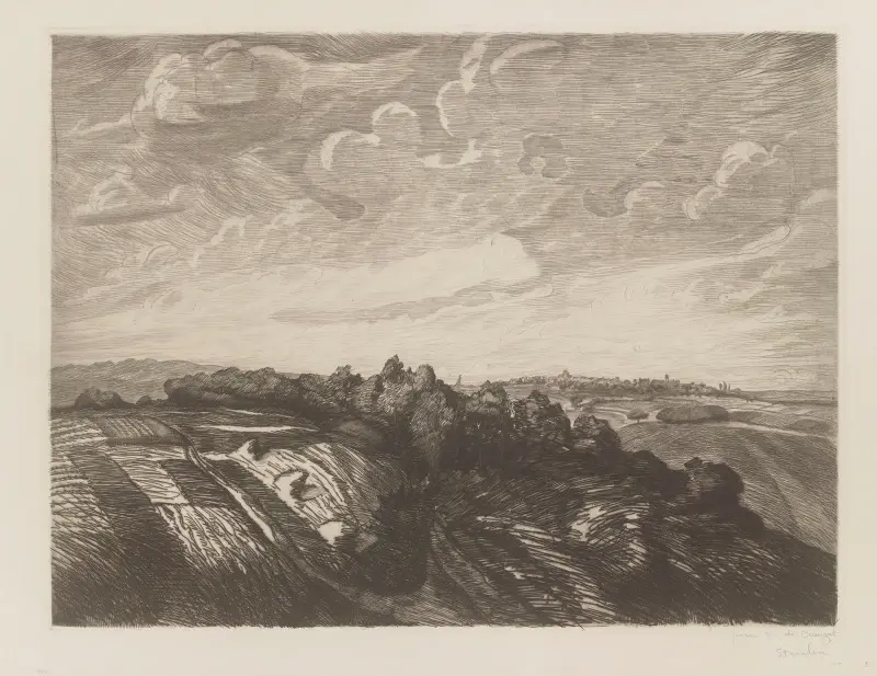 Hohlweg von Théophile Alexandre Steinlen