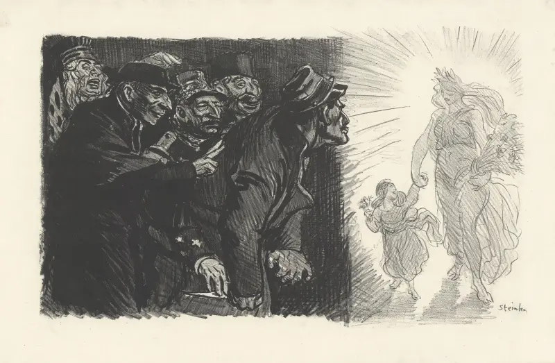 Som i nittiotre av Théophile Alexandre Steinlen