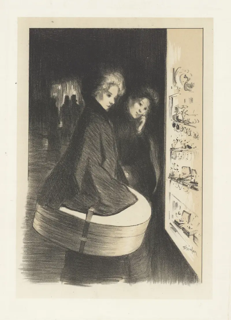 Convoitise av Théophile Alexandre Steinlen