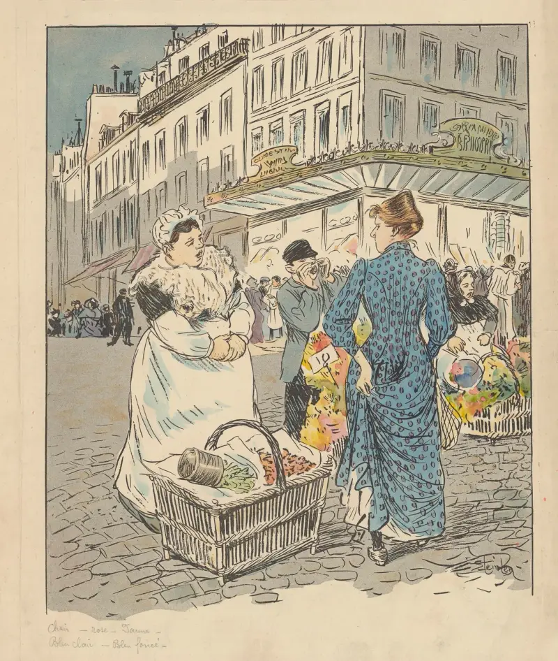 På gatan av Théophile Alexandre Steinlen