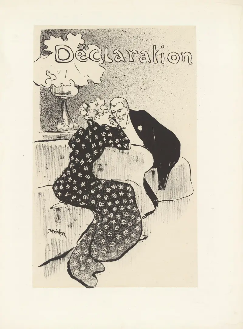 Deklaration av Théophile Alexandre Steinlen