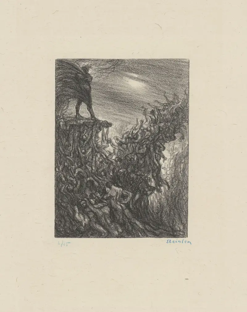 Kejsaren under baldakinen av Théophile Alexandre Steinlen