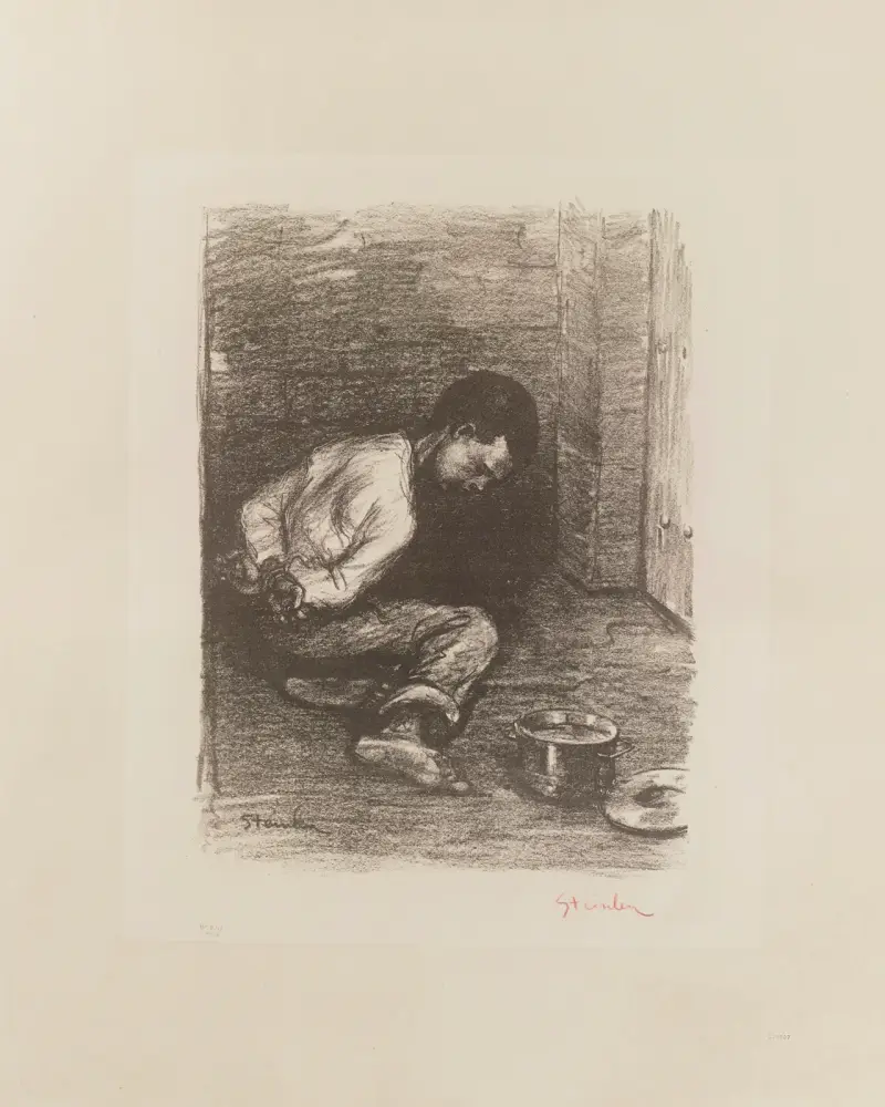 Martyrbarn av Théophile Alexandre Steinlen