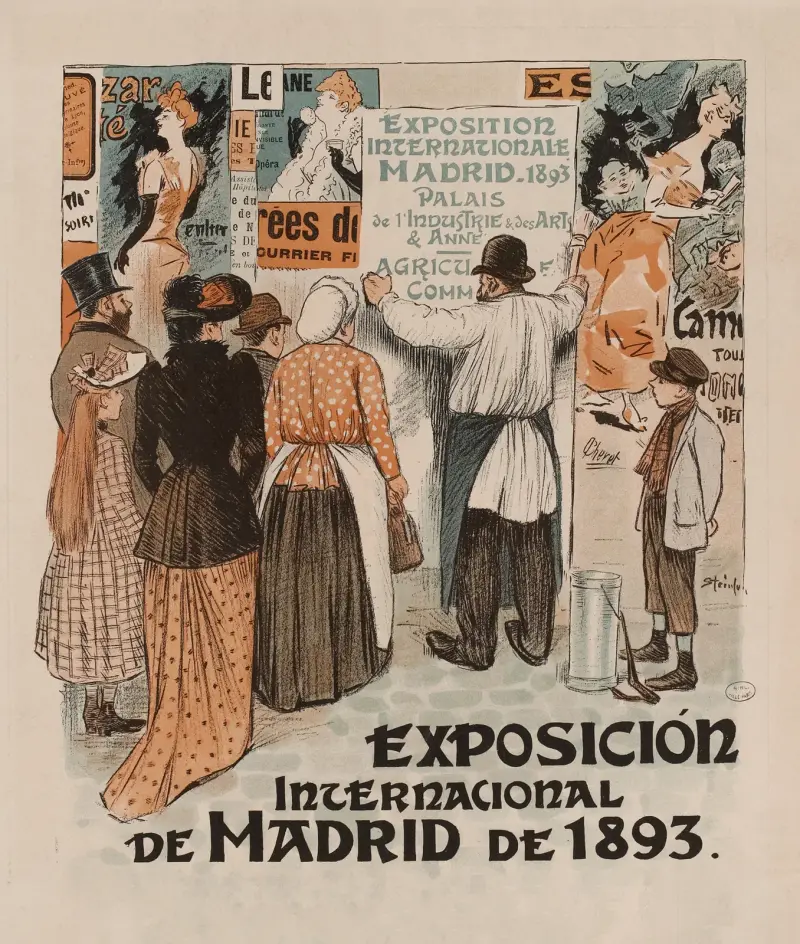 Internationella utställningen i Madrid av Théophile Alexandre Steinlen