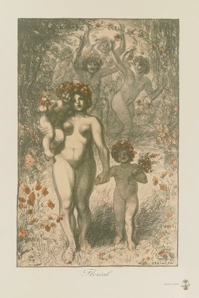 Floréal av Théophile Alexandre Steinlen
