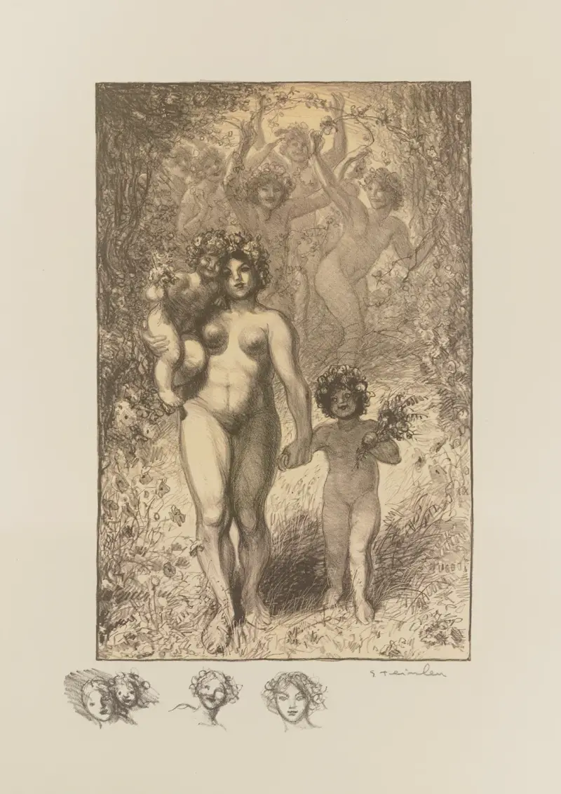Floréal av Théophile Alexandre Steinlen