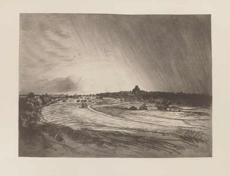 Grande plaine av Théophile Alexandre Steinlen