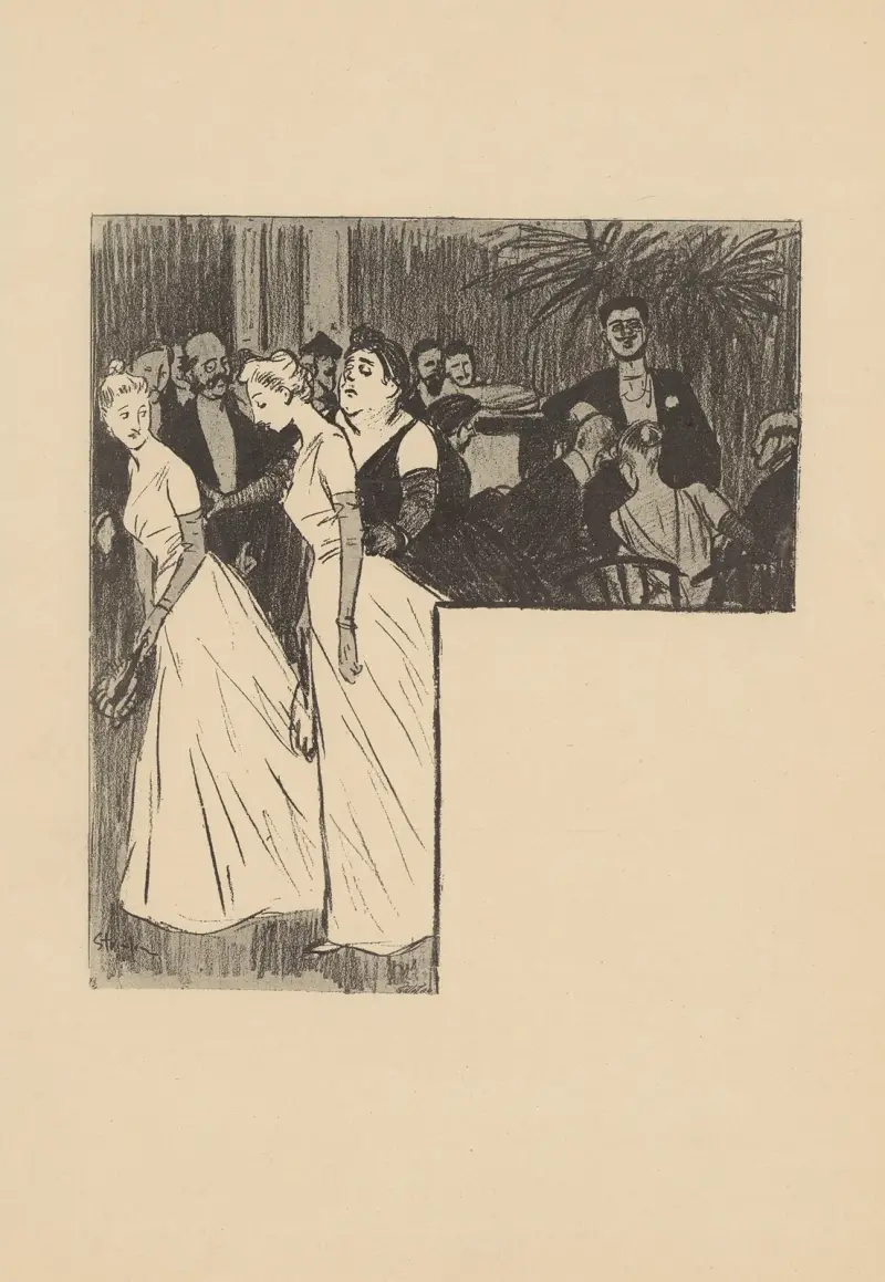 Héloïse och Abélard av Théophile Alexandre Steinlen